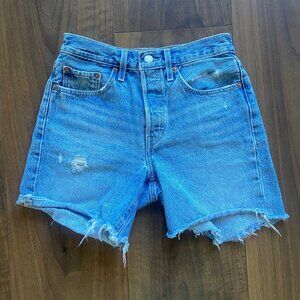 Levi's 501 Cutoff Jean Shorts - Size 26